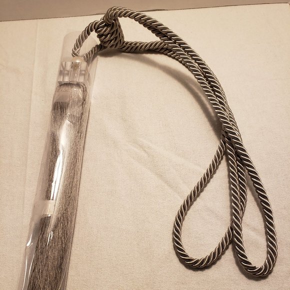 TASSEL TASSLE TIEBACK TIE BACK for CURTAIN DRAPE DECOR ROPE - SET OF 2 - Picture 4 of 14